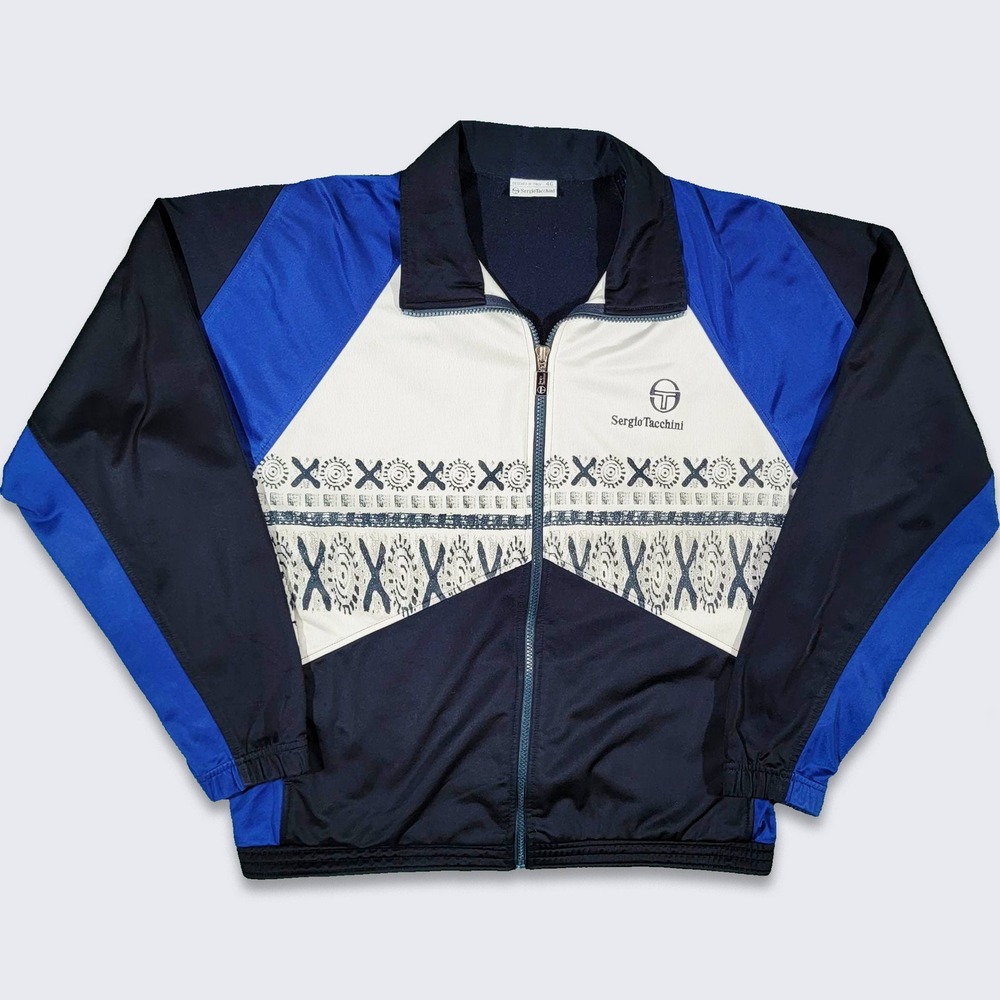 Sergio Tacchini Vintage 90s Color Block Track Jacket